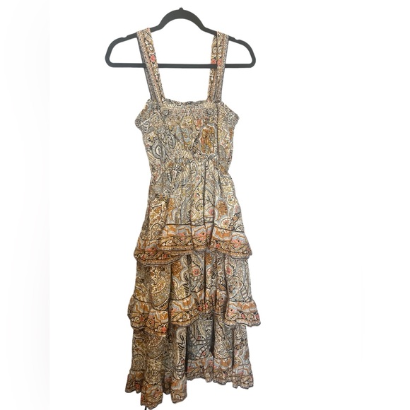 Cleobella Rosalie Midi Kaleidoscope Boho Dress - Picture 8 of 11